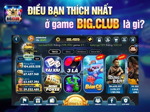 Kho game cực kỳ đa dạng