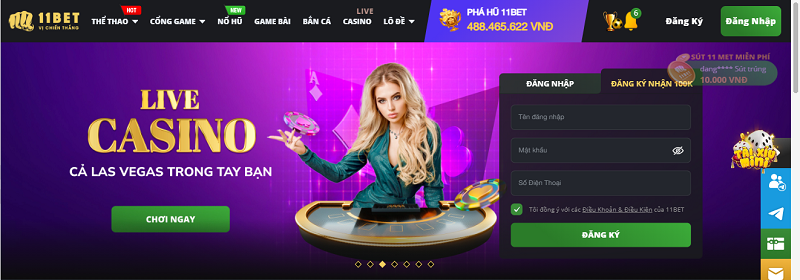 Nhà cái 11BET - Kinh đô cờ bạc Đông Nam Á